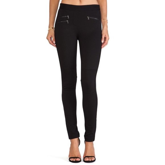 COPY - BCBGMAXAZRIA Theo Zipper Detail Pants - Size Small - Picture 2 of 4